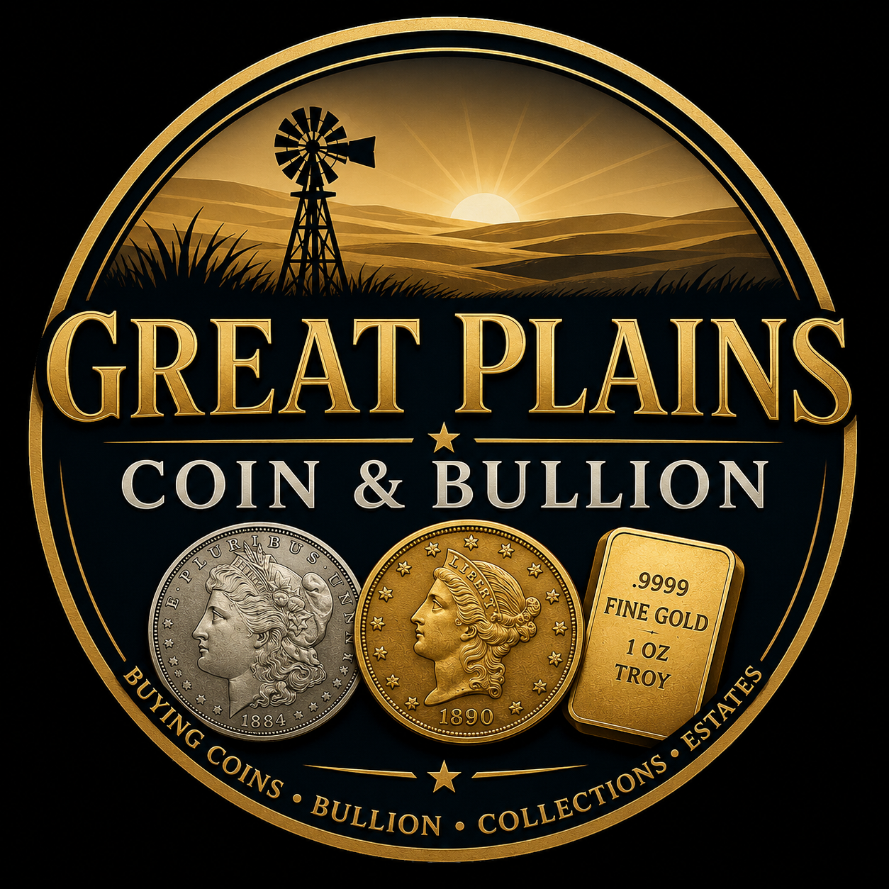 Heartland Coins & Bullion logo